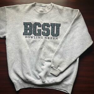 Vintage Bowling Green State University BGSU Crewneck Embroidered Size XXL